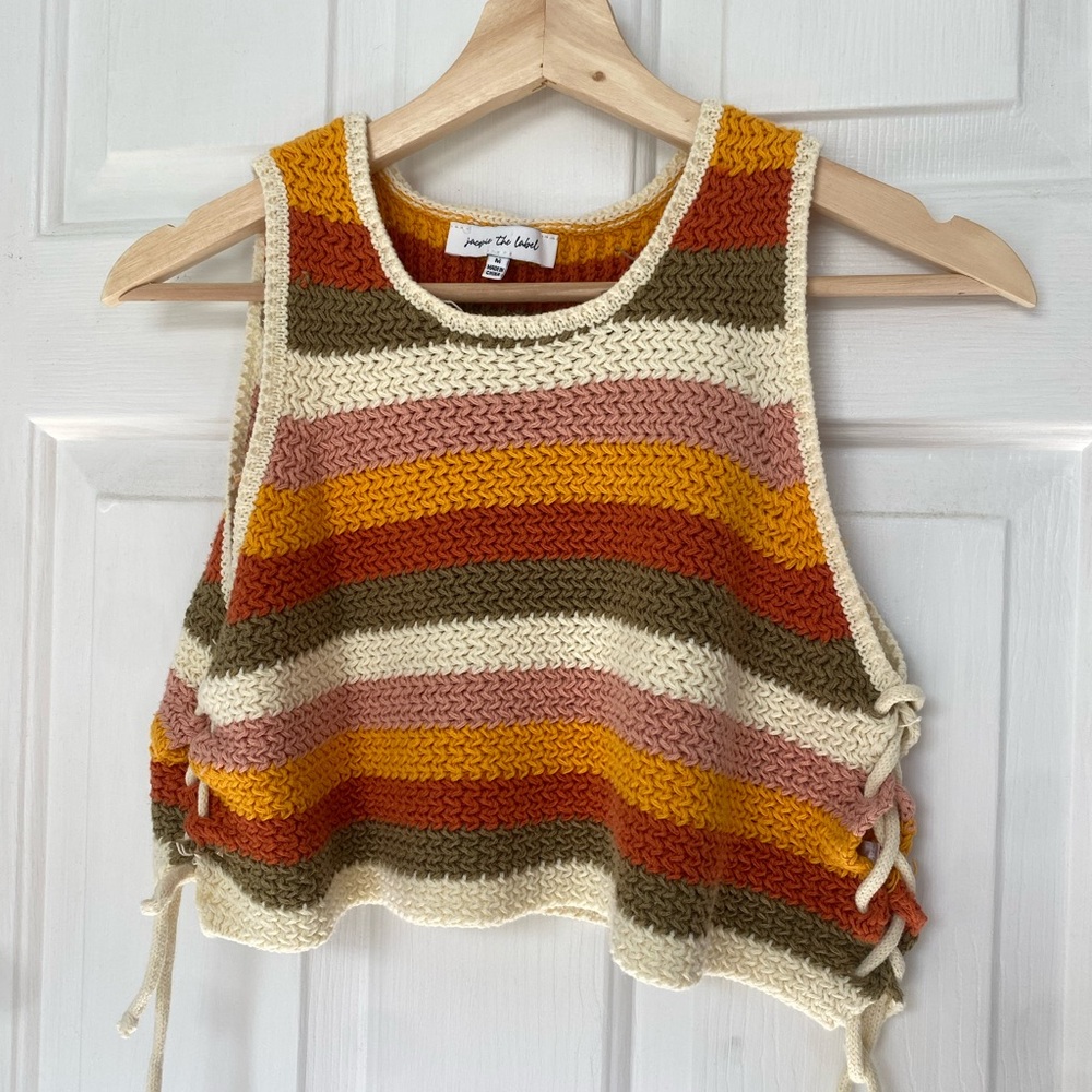 Striped Sweater Tank
